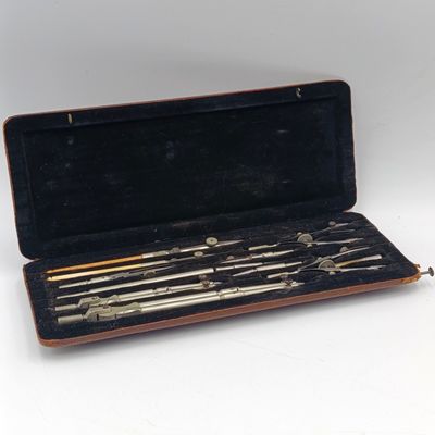 Riefler Nesselwang and Munchen technical drawing set - antique
