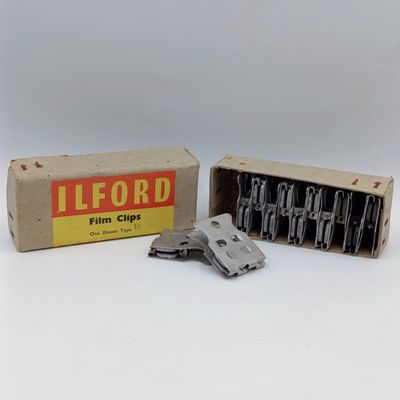 Vintage Ilford Type B Film Clips in box