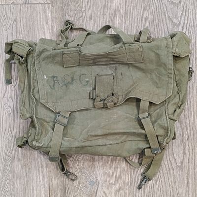 Old SADF Webbing grootsak backpack