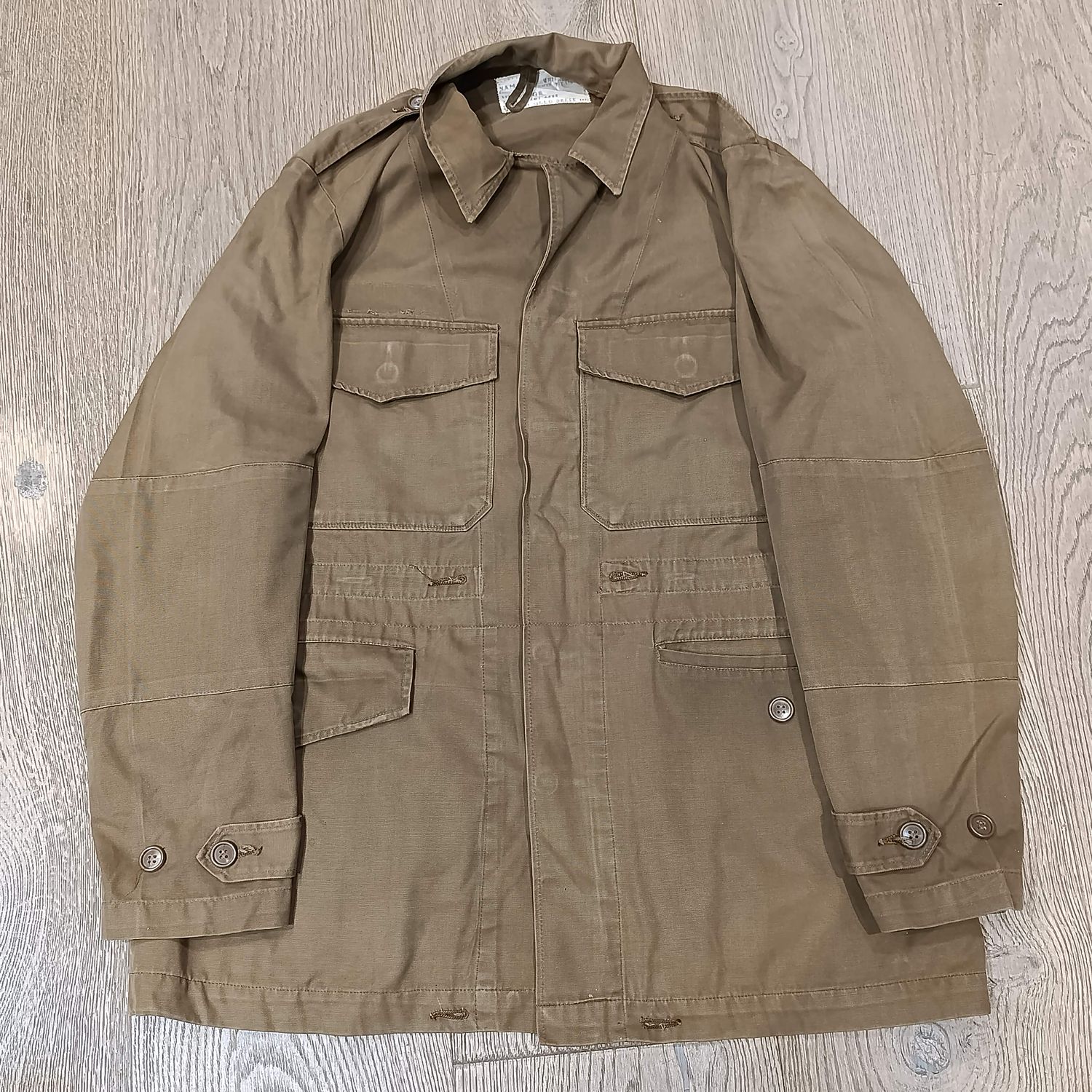 SADF nutria bush jacket - some damage at name tag - size large