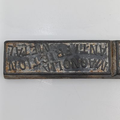 Magnolia Anti-Friction metal bars for machinery