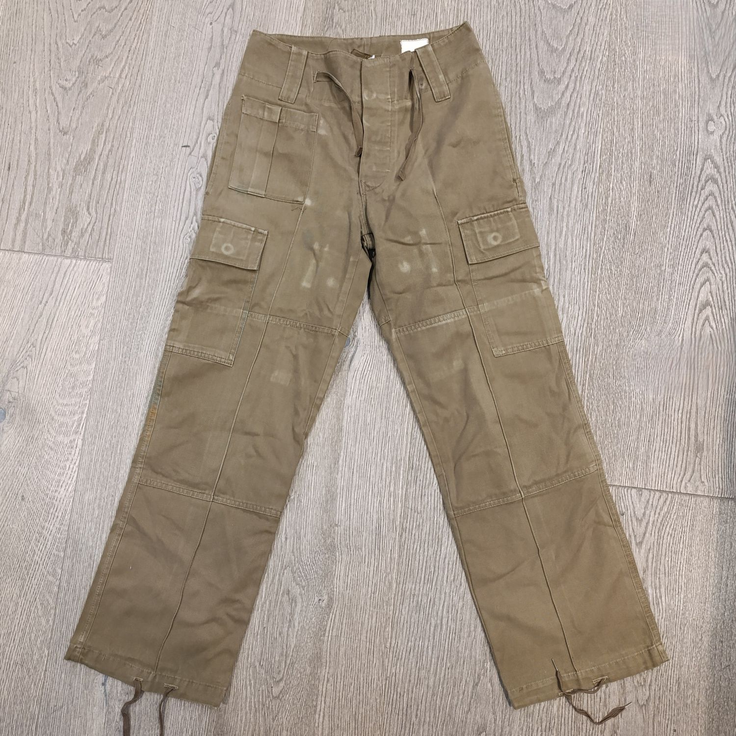 Vintage SADF Nutria Browns combat trousers - size 28