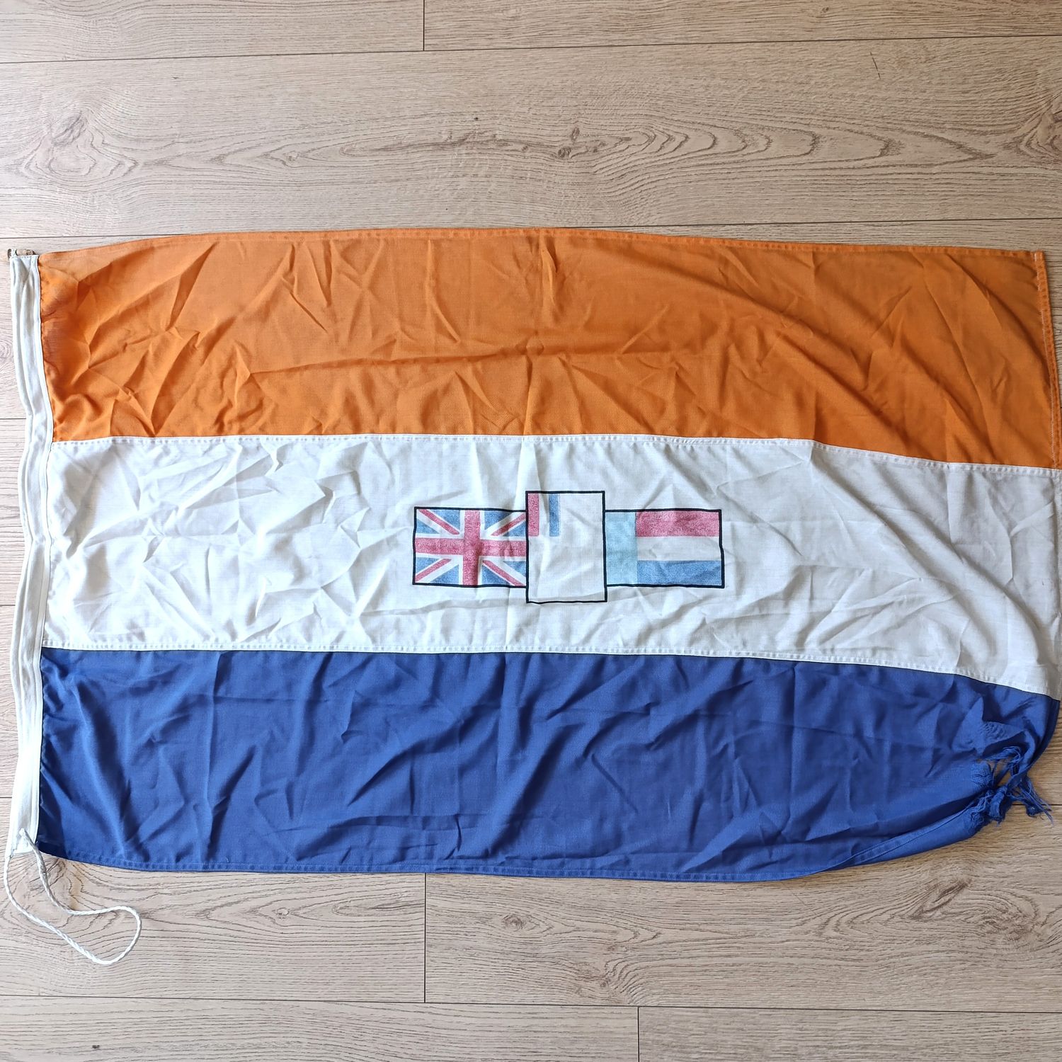 Old South African flag - 130cm x 80cm - some damage