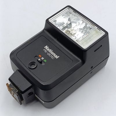 Vintage National PE-201C Camera flash in box - working