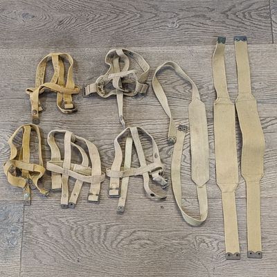 Lot of WW2 SA Union Defence Force webbing straps