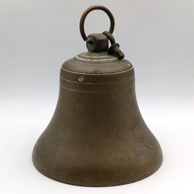 Large Vintage brass bell - no mounting arm