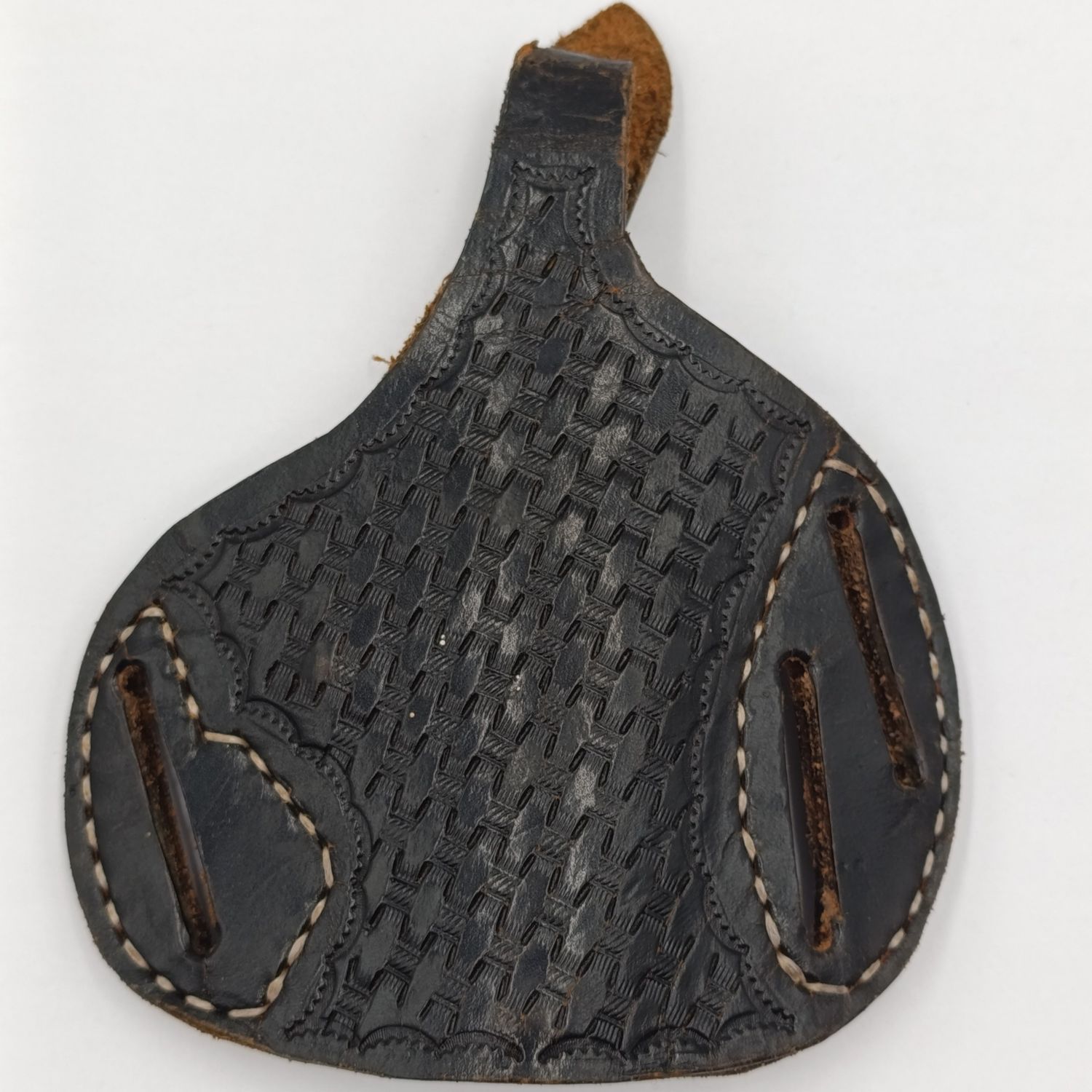 Vintage Leather gun holster - right hand side