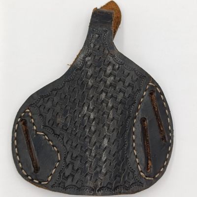 Vintage Leather gun holster - right hand side