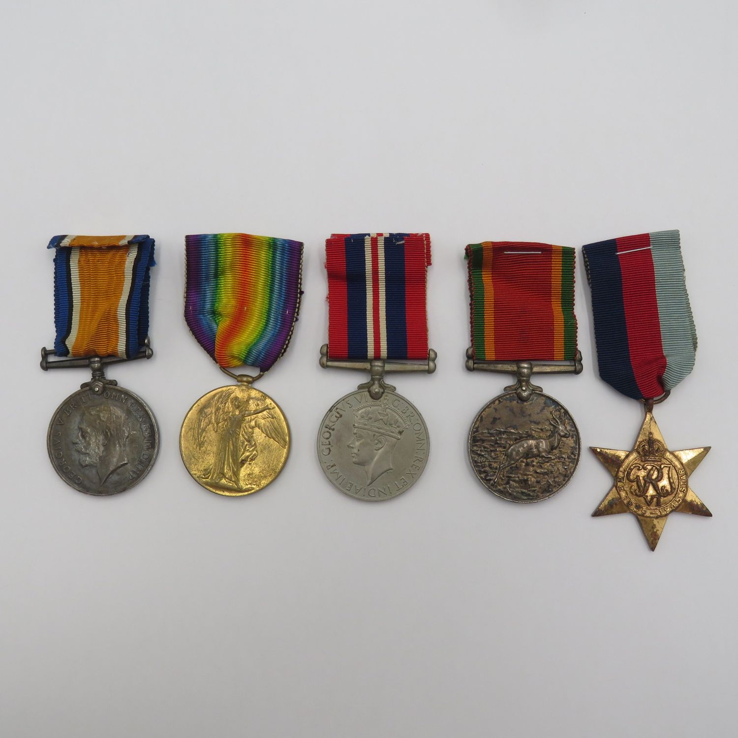 WW1 and WW2 Father and son meal set - Cpl. W. Smart, 1st S.A.H and 133094 A. Smart