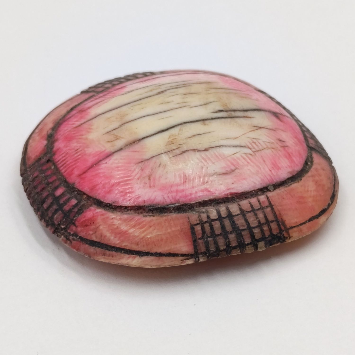 Antique Ekipa/Omakipa button made by Ovambo/Kwanyama tribe