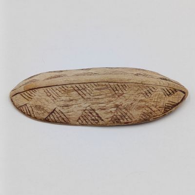 Antique Ekipa/Omakipa button made by Ovambo/Kwanyama tribe