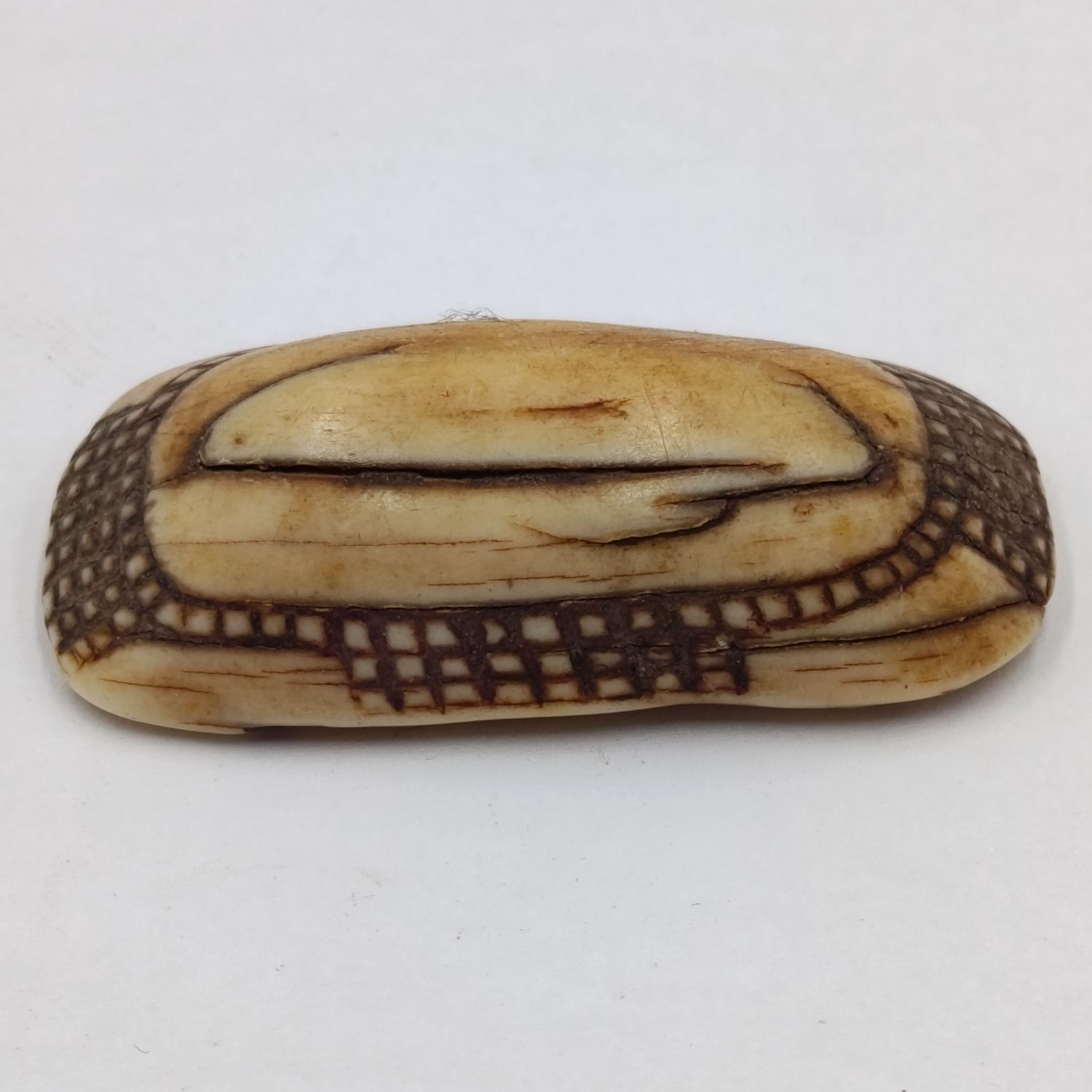 Antique Ekipa/Omakipa button made by Ovambo/Kwanyama tribe