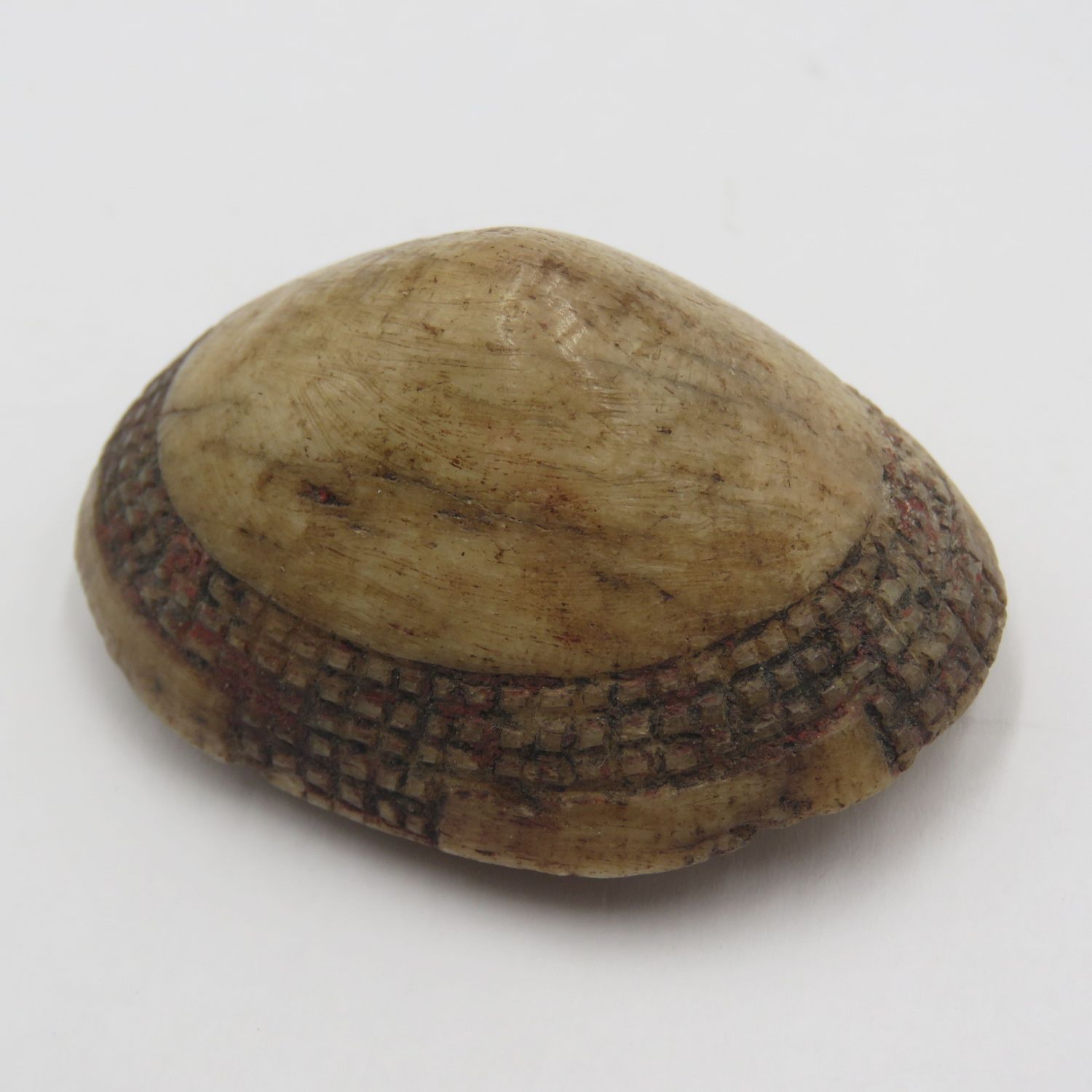 Antique Ekipa / Omakipa button made by Ovamba / Kwanyama tribe
