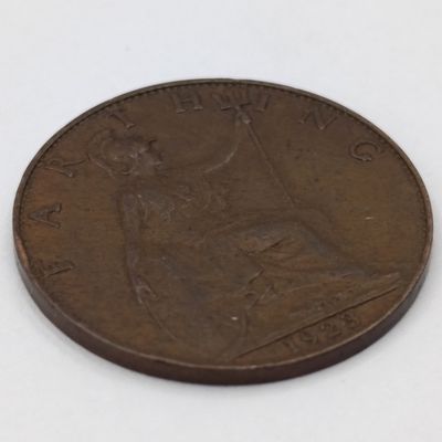 Great Britian 1923 farthing AU