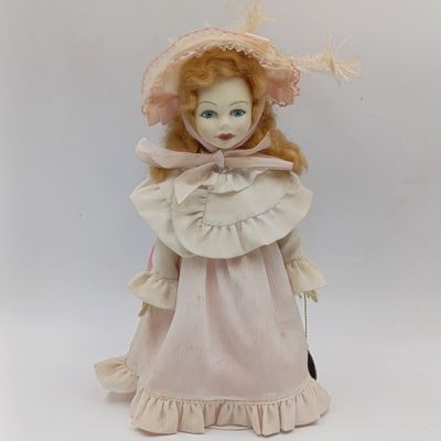 Vintage Royal Doulton and Nisbet 1982 Pink Sash porcelain doll
