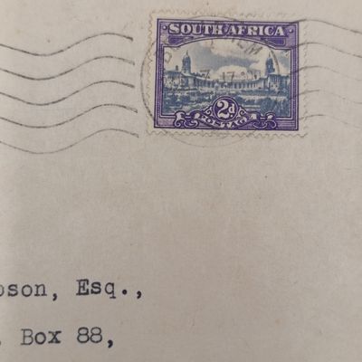 Lot of 10 vintage South African covers with different stamps