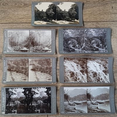 Lot of 7 British Isles / Ireland stereocards