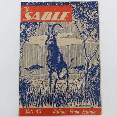 The Sable - Official organ of the 6 SA Army Division - January 1945 - First Sable to appear in Italy