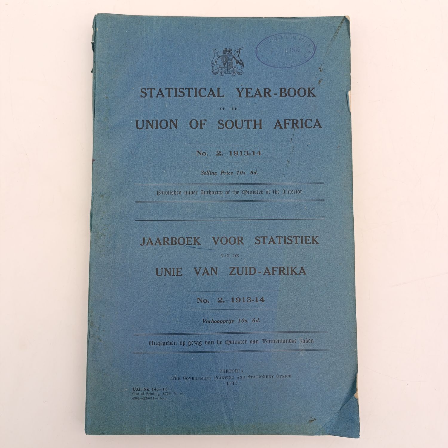 1913/14 Union of South Africa statistical year book