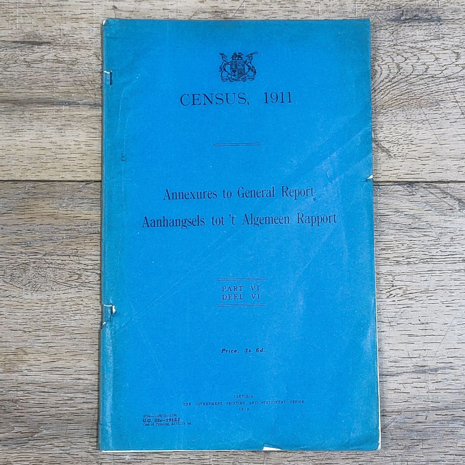 Union of South Africa Census, 1911 - Annexures to the General Report - Part 6 - Religions etc