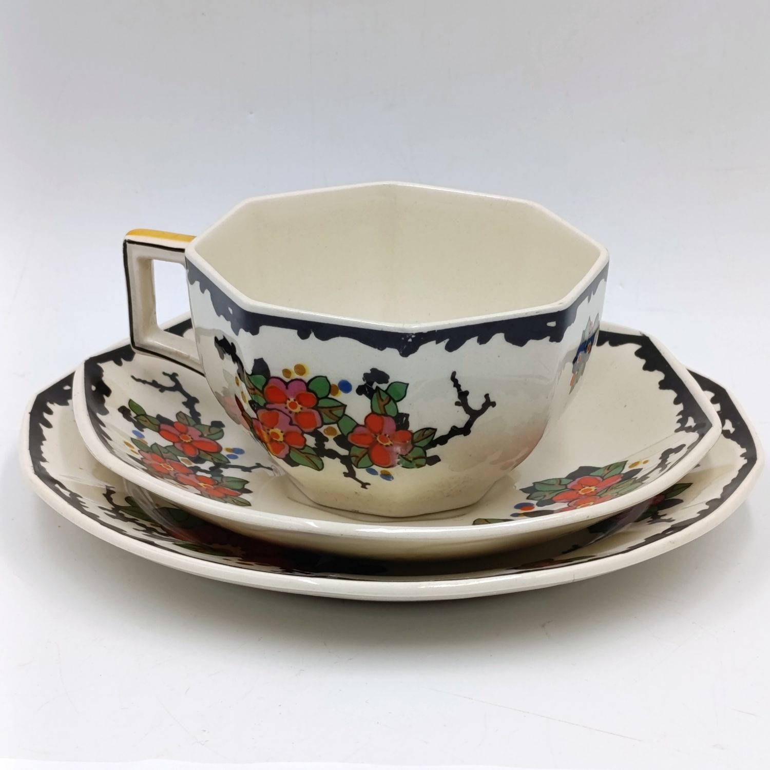 Antique Royal Doulton Woburn Porcelain trio
