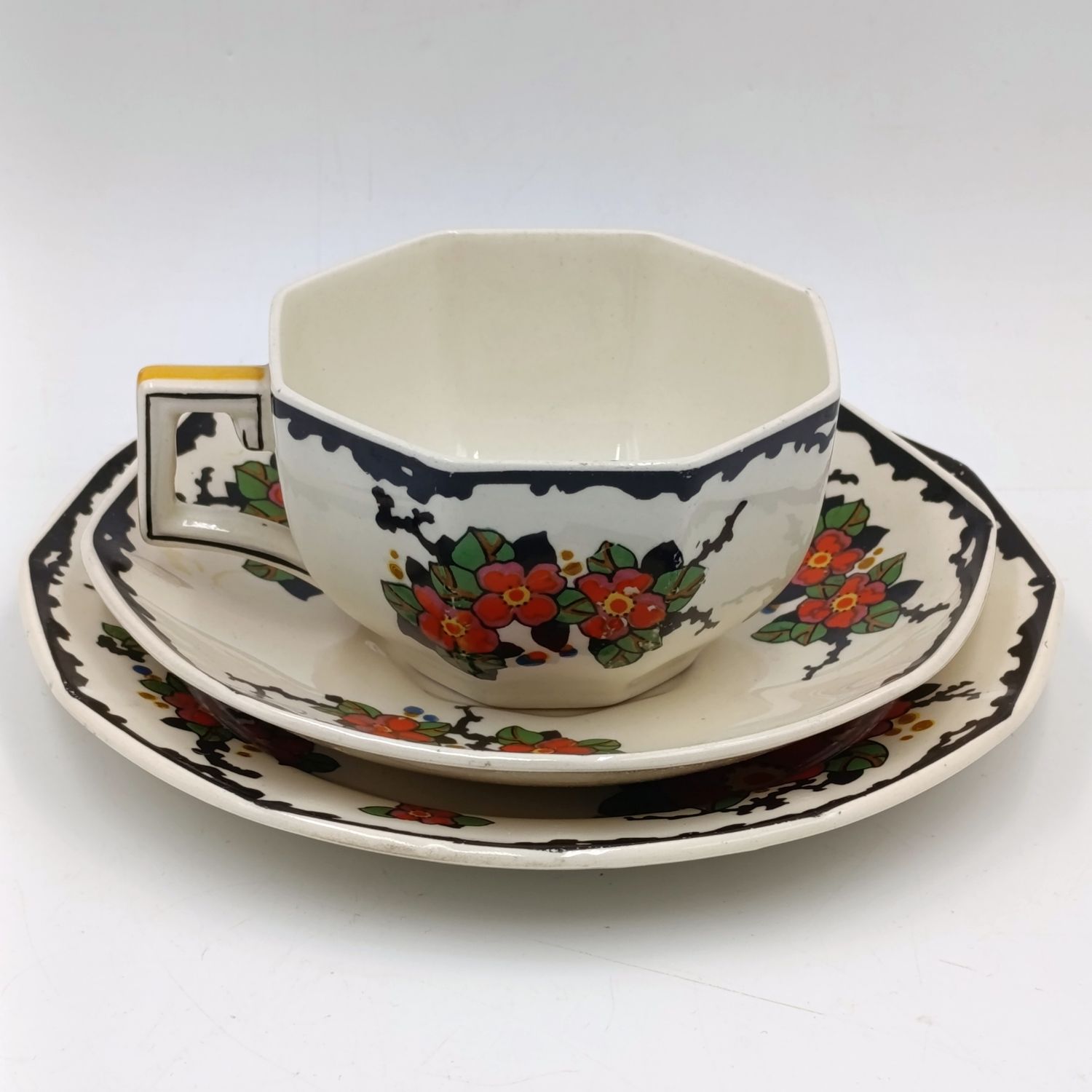 Antique Royal Doulton Woburn Porcelain trio