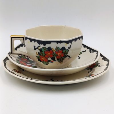 Antique Royal Doulton Woburn Porcelain trio