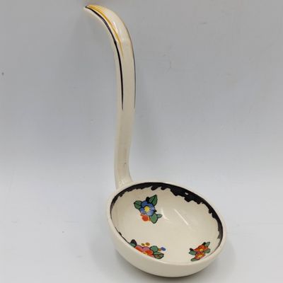 Antique Royal Doulton Woburn porcelain sauce ladle