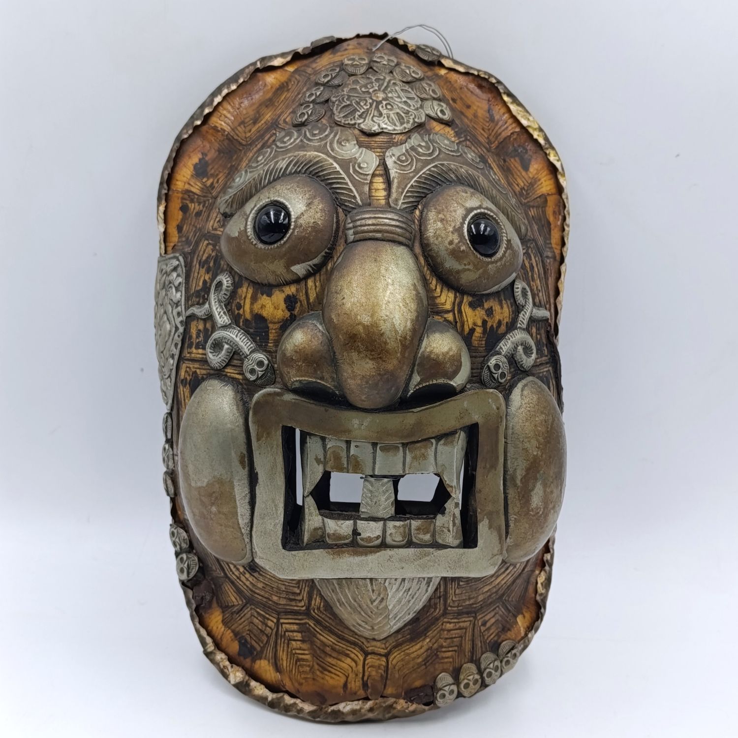 Old Tibettan Kapala tortoise shell mask