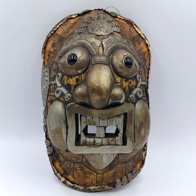 Old Tibettan Kapala tortoise shell mask