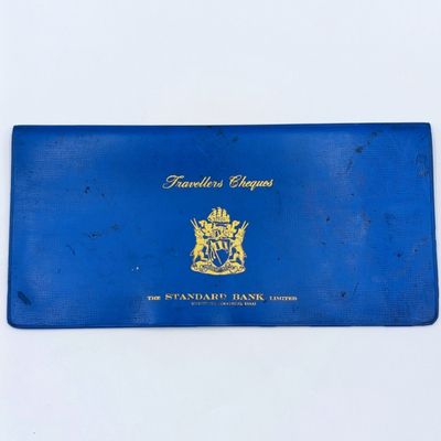 Vintage Standard Bank pouch for Traveler&#39;s Cheques