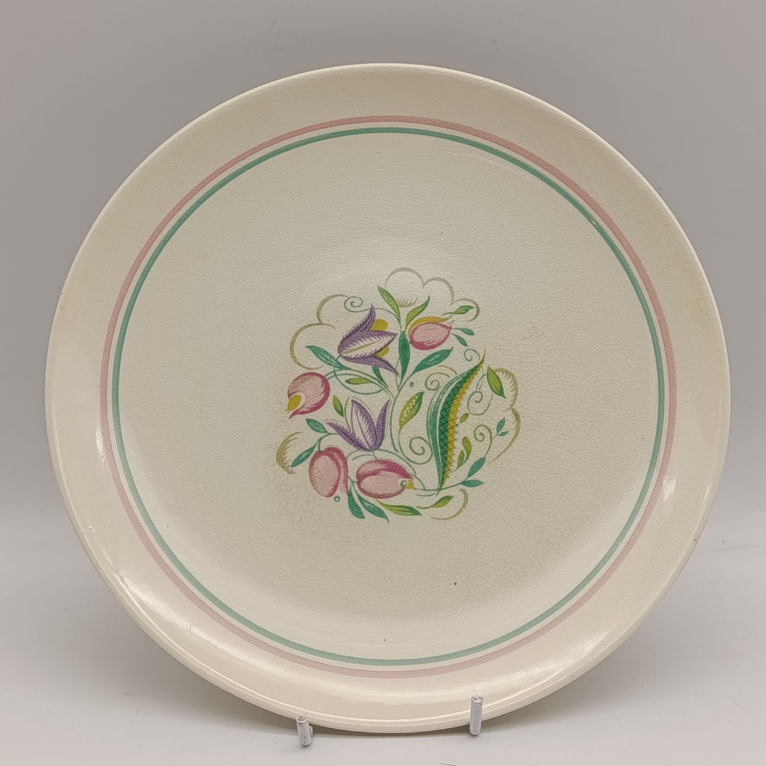 Vintage Susie Cooper Crown Works Burslem porcelain plate