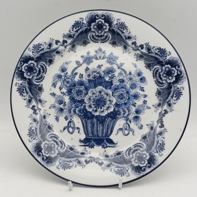 Vintage Delfts Blaauw Oude Molen porcelain plate