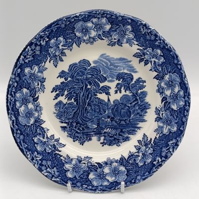 Vintage Enoch Wedgwood (Tunstall) Woodland pattern porcelain plate