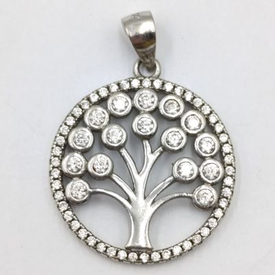 Sterling silver tree of life pendant - weighs 2,4 grams