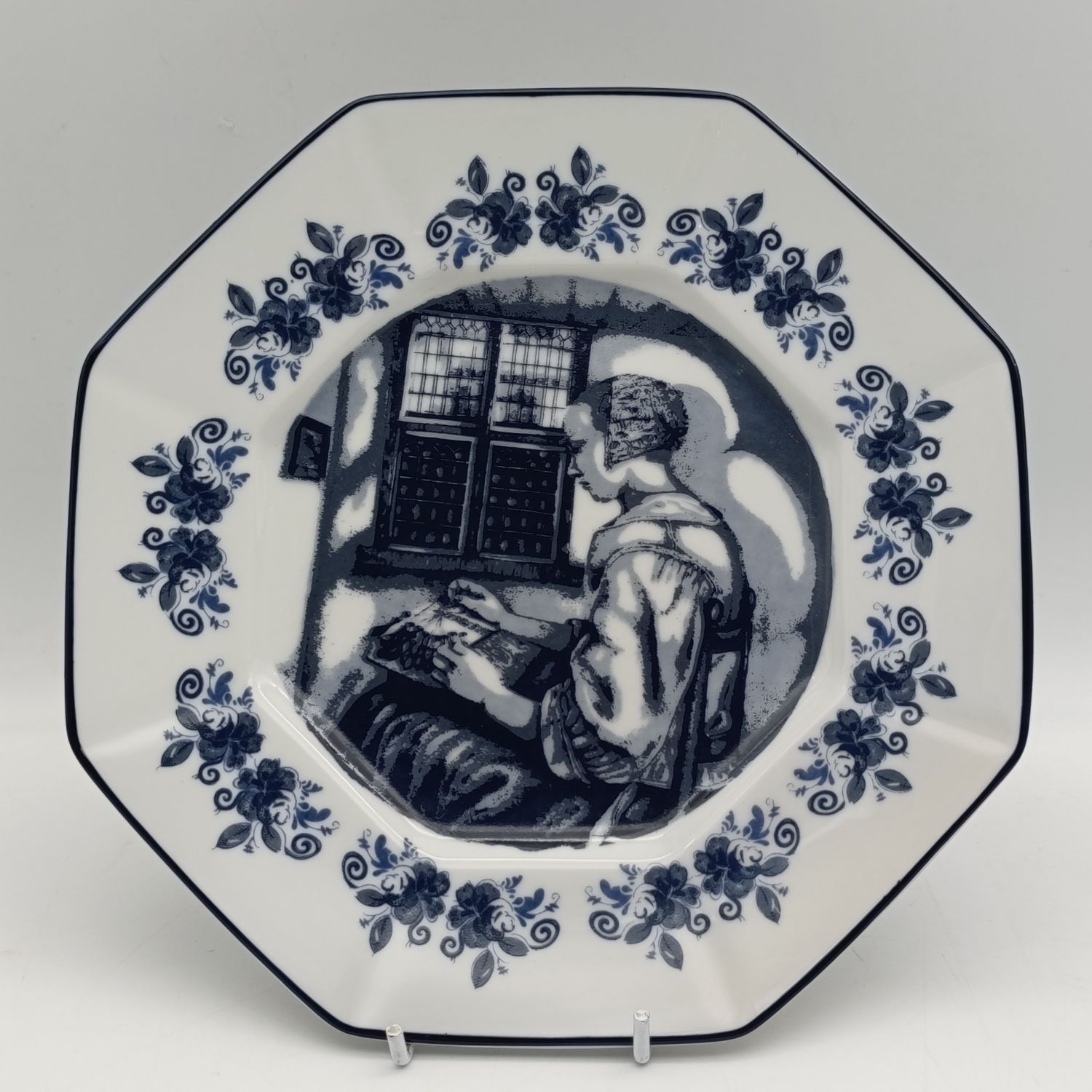 Delft The Lace Maker porcelain plate