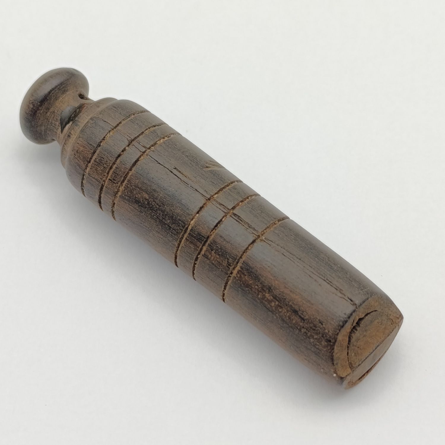 Antique wooden police whistle