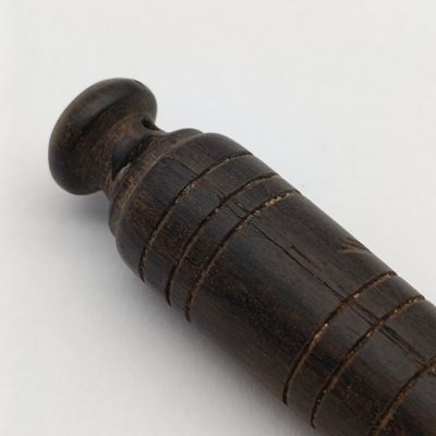 Antique wooden police whistle