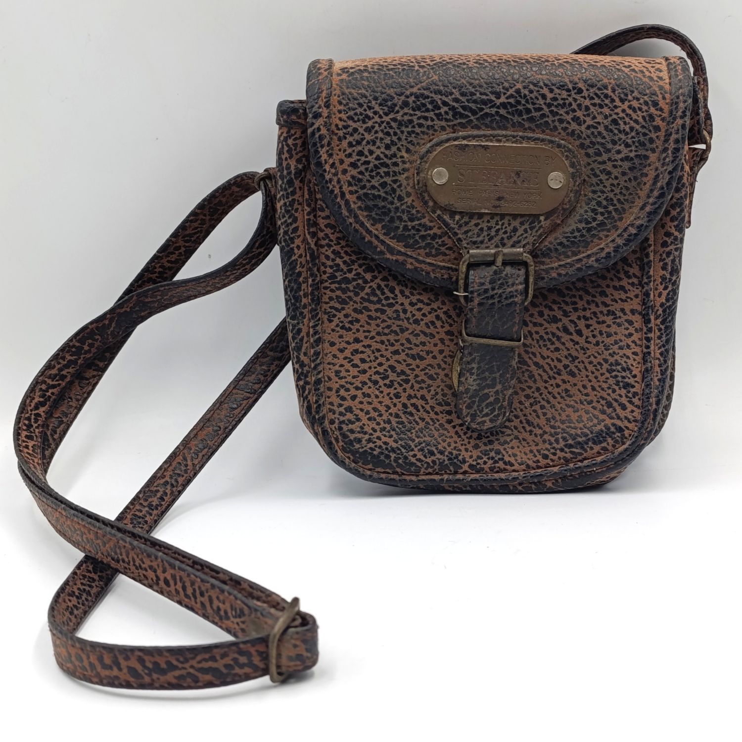 Vintage Stefanie fashion connection leather pouch