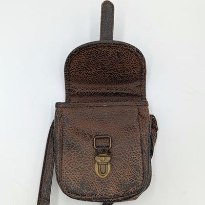 Vintage Stefanie fashion connection leather pouch