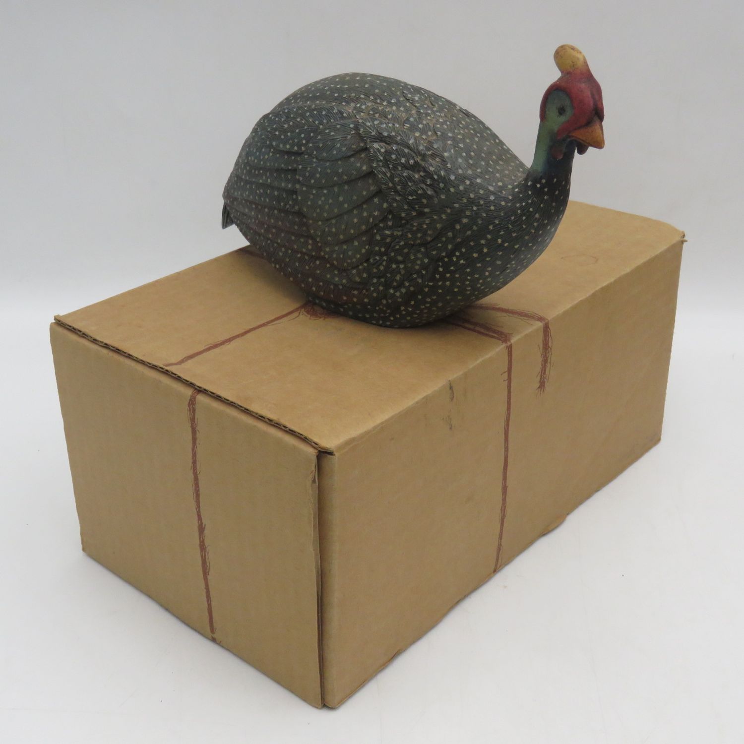 Feathers Crowned Guineafowl Limited edition figurine - in box