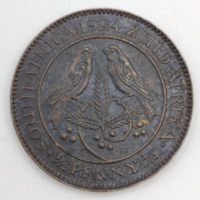 South Africa 1924 Farthing AU