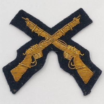 Rhodesian BSAP bullion wire marksman badge