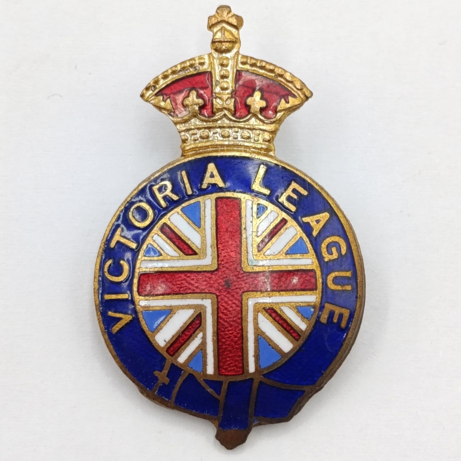 WW2 Victoria League lapel pin badge