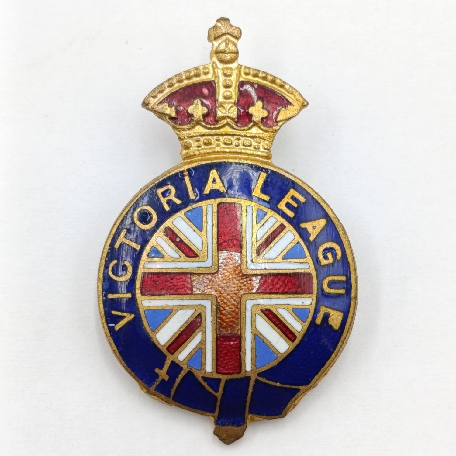 WW2 Victoria League lapel pin badge