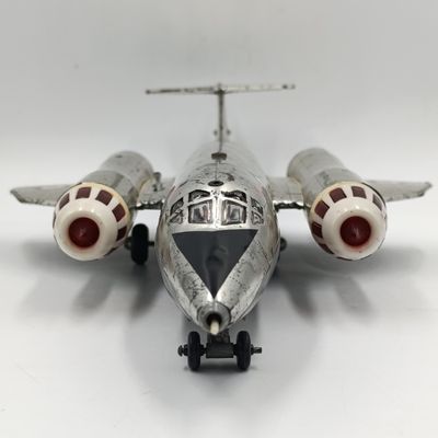 Vintage Marx toys Bristol 188 XF-926 battery operated jet plane - only one light turns on - tin plate and plastic