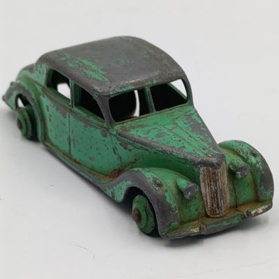 Meccano Dinky Toys #40A Riley toy car - missing tyres