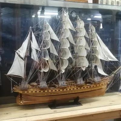 Large handmade ship's model of France II-Bordeaux 1911 (COLLECTION ONLY)