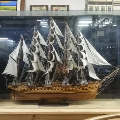 Large handmade ship&#39;s model of France II-Bordeaux 1911 (COLLECTION ONLY)
