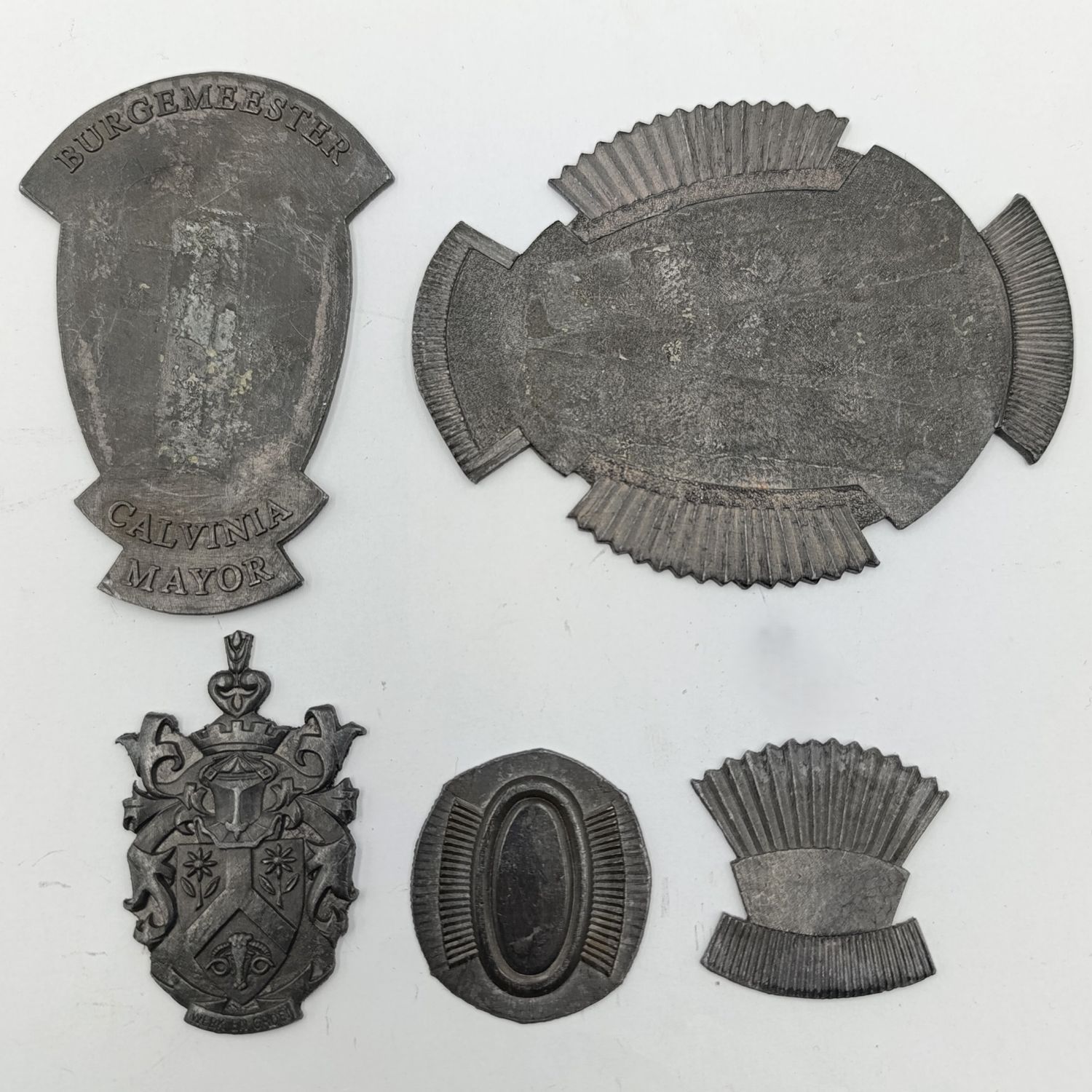 Original Lead artwork design for the Mayor of Calvinia medal - one of a kind piece